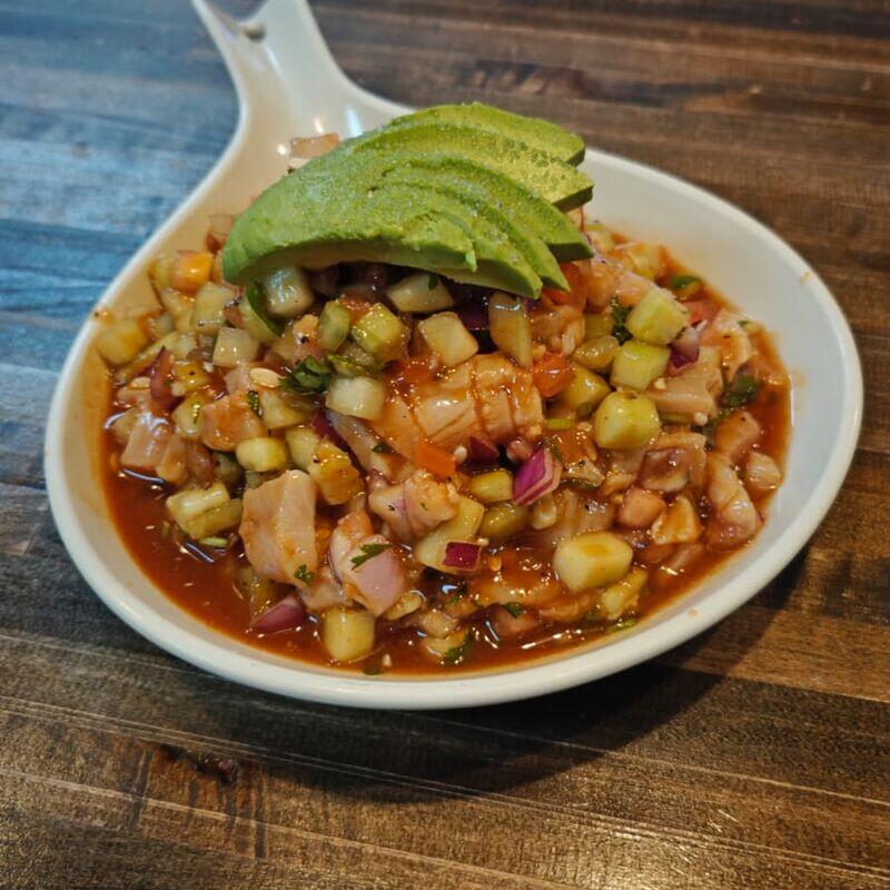 Ceviche de Pescado Tostada  